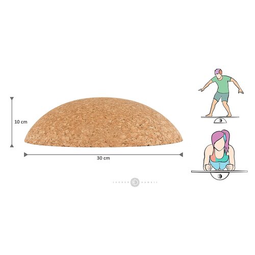 Plank Ball - Demi-balle en li�ge