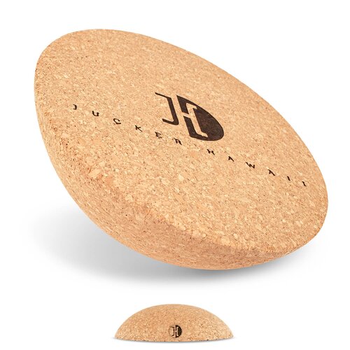 Demi-sph�re en li�ge et balle en li�ge pour toutes les planches d�quilibre - Plank Ball (avec balle en li�ge de 8 cm)
