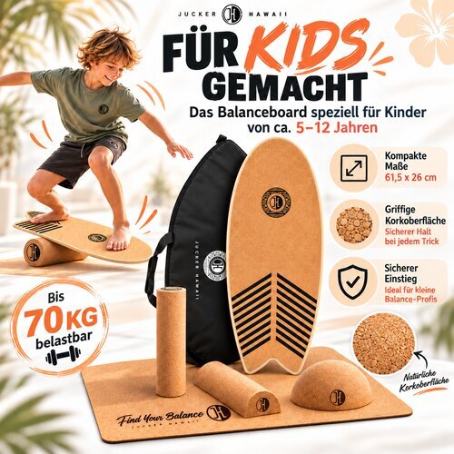 JUCKER HAWAII KEIKI WAVE &ndash; Balance Board Enfant Set XXL