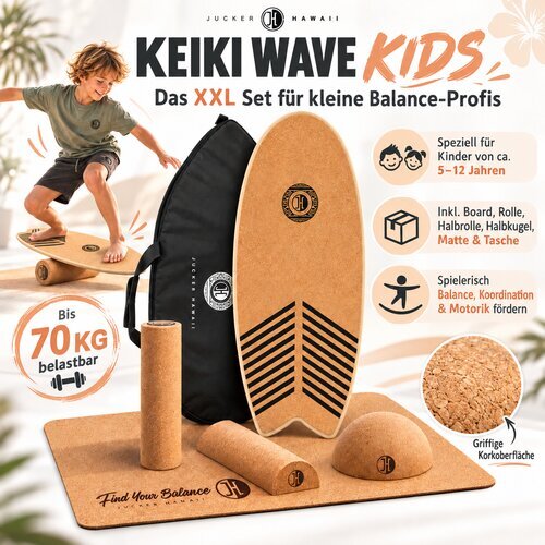 JUCKER HAWAII KEIKI WAVE &ndash; Balance Board Enfant Set XXL