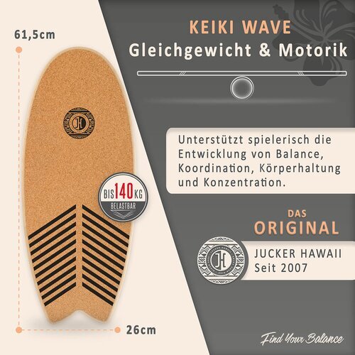 JUCKER HAWAII KEIKI WAVE &ndash; Balance Board Enfant Set XXL