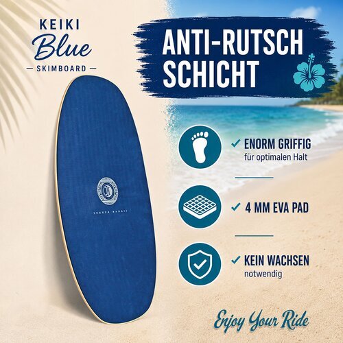 JUCKER HAWAII Skimboard KEIKI BLUE HPL