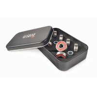 JUCKER HAWAII Longboard Roulements ABEC 9 Rouge + Spacer